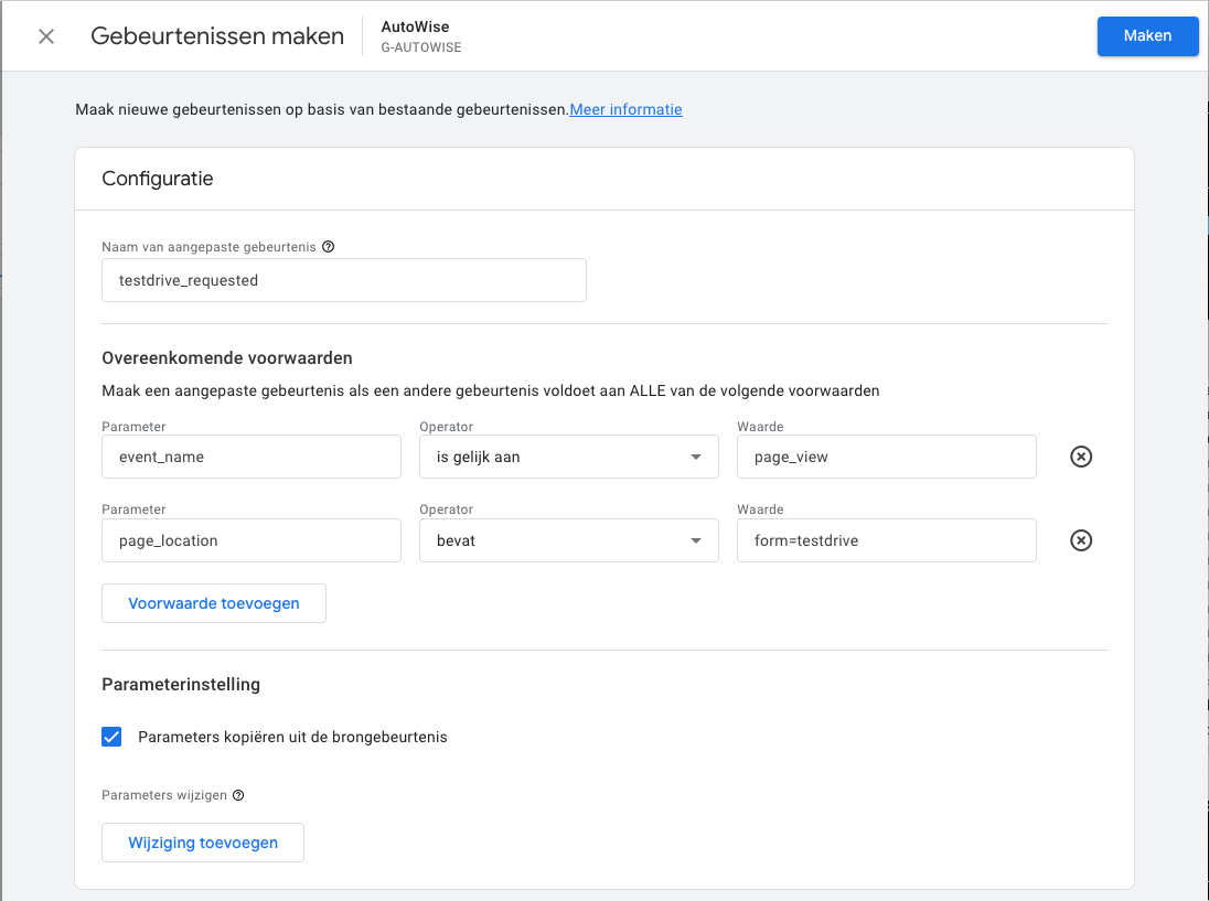 Bijvoorbeeld Google Analytics